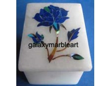 Rose flower inlaid simple box-RE2318