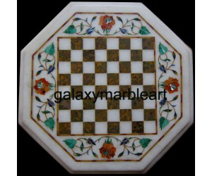 marble chessboard with inlay work 12" Chess-1207