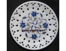 Marble inlay wall plate  with  jali work Pl-615