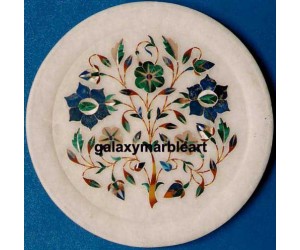 Simple design floral inlay plate Pl-642