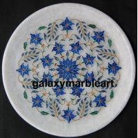 Pietra dura stones  inlaid marble plate Pl-807