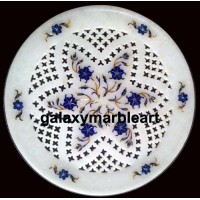 Marble inlay plate with filgree work Pl-815