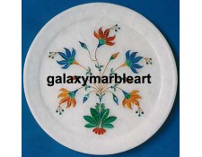 Decorated marble plate,pietra dura inlay work,Taj Mahal, Pl-888