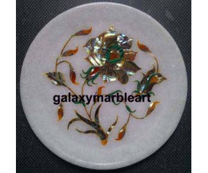 Galaxy marble art inlay plate Pl-531