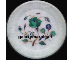 Pietre dure stone work marble plate Pl-534