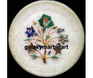 Decorative stones inlay work wall plate Pl-538