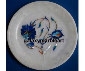 Decorative stones inlay work plate Pl-539