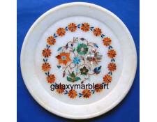 Stones Pietra dura inlay work,gift,handcrafted,Taj Mahal art plate pl-701 