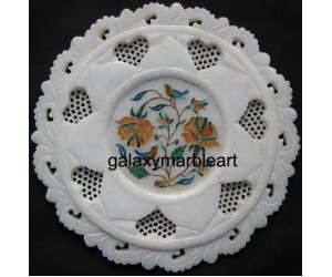 Filgree work with inlay art from Taj Mahal plate pl-709 