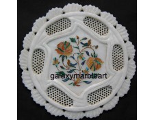 Simple floral design with fine filgree work plate pl-710