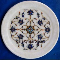 Simple inlay work  geometrical design plate Pl-713