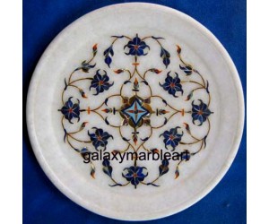 Simple inlay work  geometrical design plate Pl-713