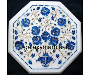 Side table top with floral design inlay work of Taj Mahal at Agra item no WP-1303