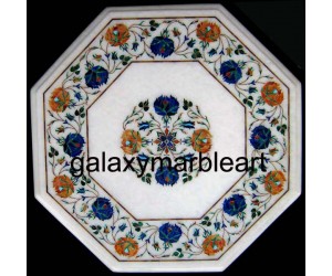 Taj mahal marble inlay work table top  WP-1703