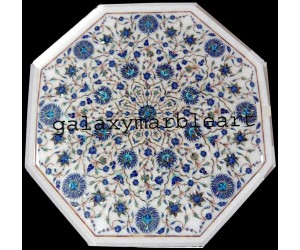 Fine workmanship marble inlay table top WP-1813